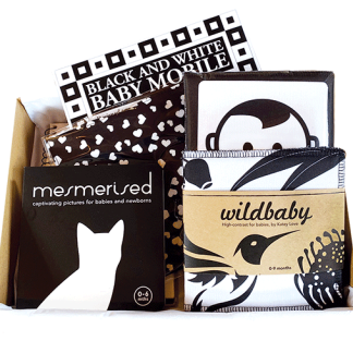 baby gift box - black and white